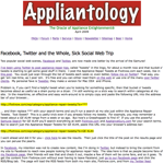 Appliantology Newsletter, April 2009:  The Oracle of Appliance enlightenment