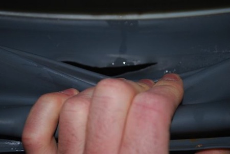 Torn Bellows Seal in a Whirlpool Duet Washer